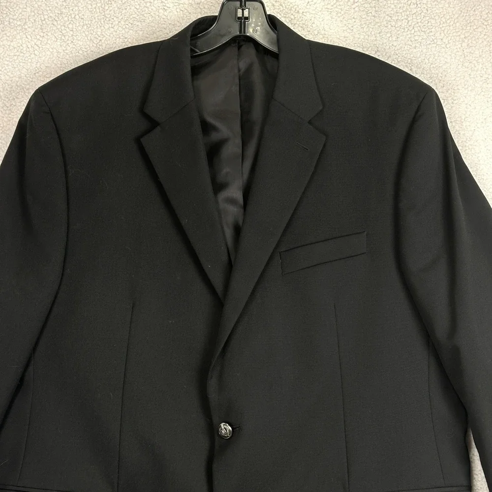 Lauren Ralph Lauren 2-Button Blazer Mens 44R Black Classic Professional